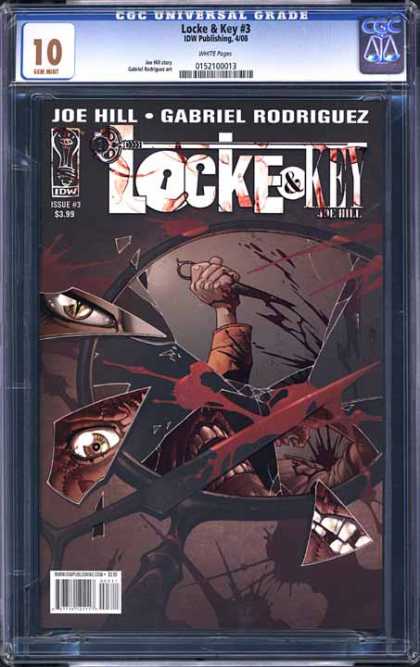 CGC Graded Comics - Locke & Key #3 (CGC) - Broken Mirror - Blood - Killer Eye - Scissor - Teeth