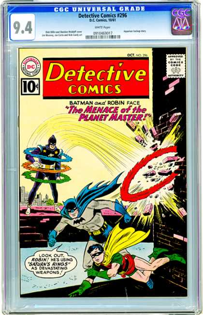 CGC Graded Comics - Detective Comics #296 (CGC)