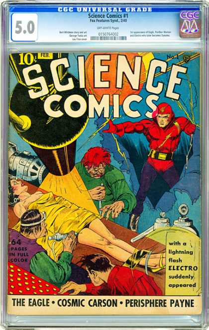 CGC Graded Comics - Science Comics #1 (CGC)