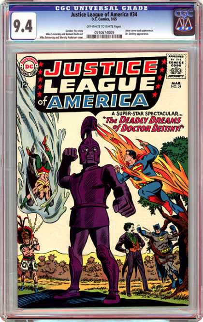 CGC Graded Comics - Justice League of America #34 (CGC)