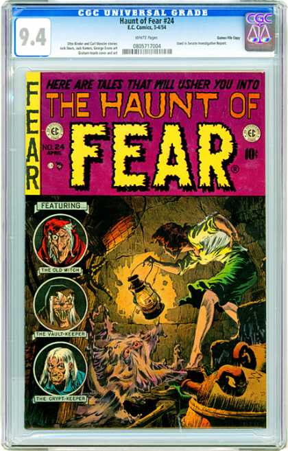 CGC Graded Comics - Haunt of Fear #24 (CGC) - Fear - Old Witch - Vault Keeper - Haunt - Tales