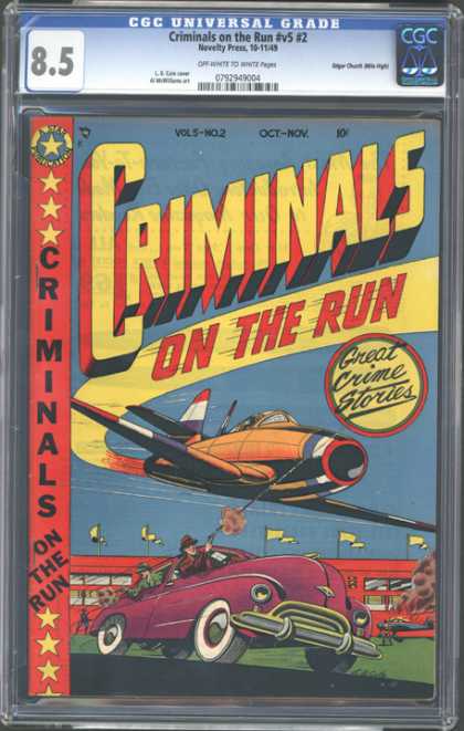 CGC Graded Comics - Criminals on the Run #v5 #2 (CGC)