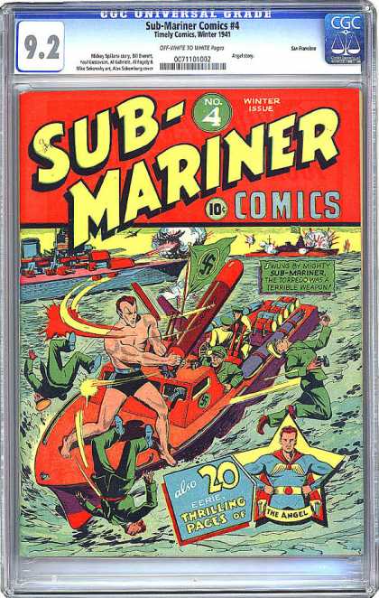 CGC Graded Comics - Sub-Mariner Comics #4 (CGC)