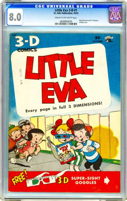 CGC Graded Comics - Little Eva 3-D #1 (CGC)