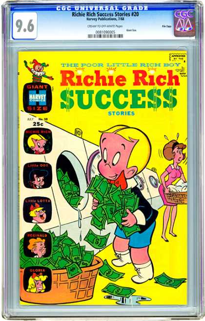 CGC Graded Comics - Richie Rich Success Stories #20 (CGC) - The Poor Little Rich Boy - Richie Rich - Success Stories - Money - Giant Size