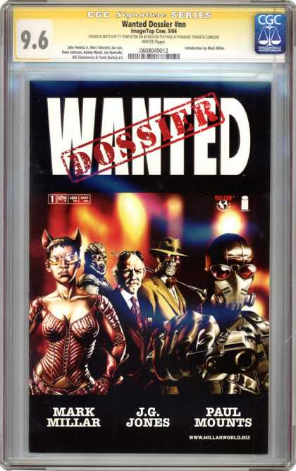 CGC Graded Comics - Wanted Dossier #nn (CGC) - Cgc Hologram - Wanted - Gun - Skull - Mask