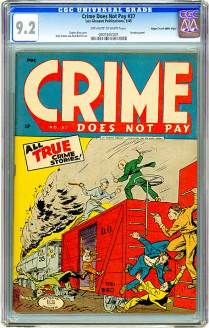 CGC Graded Comics - Crime Does Not Pay #37 (CGC)