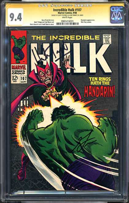 CGC Graded Comics - Incredible Hulk #107 (CGC)