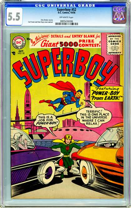 CGC Graded Comics - Superboy #52 (CGC)