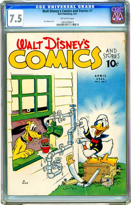 CGC Graded Comics - Walt Disney's Comics and Stories #7 (CGC)
