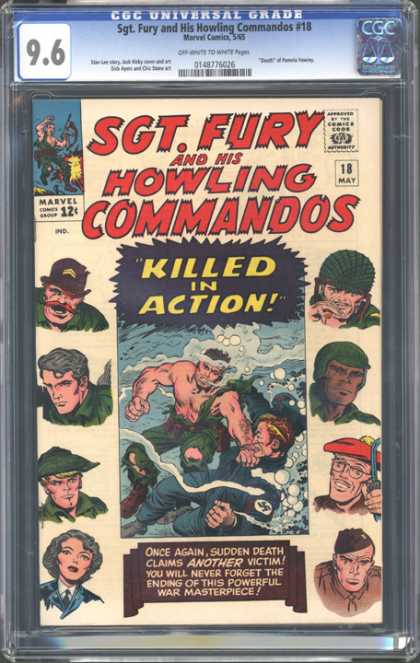 CGC Graded Comics - Sgt. Fury and His Howling Commandos #18 (CGC)