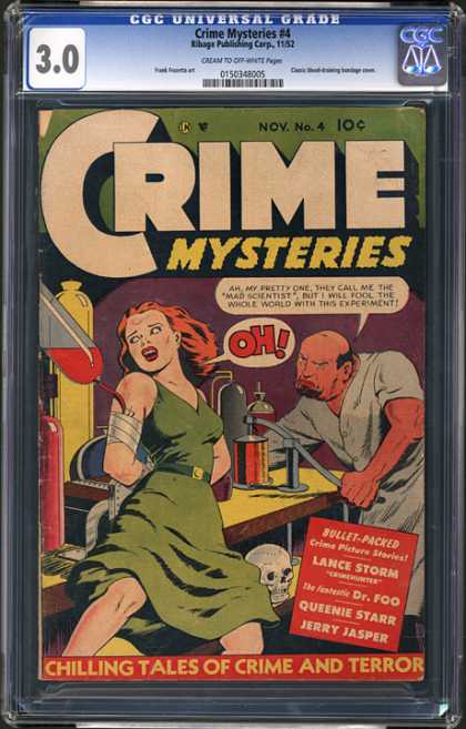 CGC Graded Comics - Crime Mysteries #4 (CGC)
