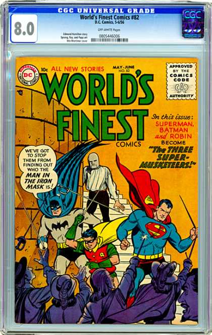 CGC Graded Comics - World's Finest Comics #82 (CGC)