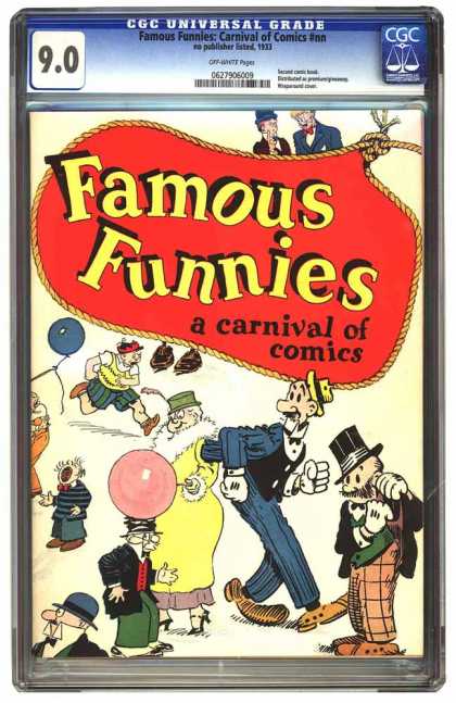 CGC Graded Comics - Famous Funnies: Carnival of Comics #nn (CGC) - Famous Funnies - Carnival Of Comics - Bubble Gum - Top Hat - Tall Man