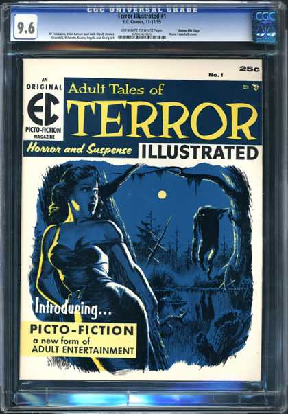 CGC Graded Comics - Terror Illustrated #1 (CGC) - Terror - Horror - Picto-fiction - Suspense