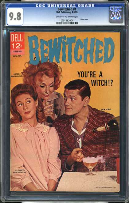 CGC Graded Comics - Bewitched #1 (CGC) - Dell - Bewitched - Darren - Samantha - Endora