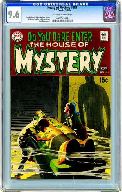 CGC Graded Comics - House of Mystery #181 (CGC) - Boy - Girl - Shadow - Coffin - Fog