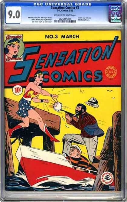 CGC Graded Comics - Sensation Comics #3 (CGC)