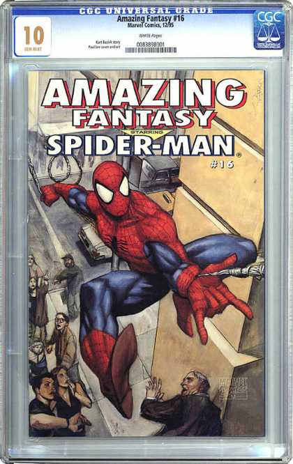 CGC Graded Comics - Amazing Fantasy #16 (CGC) - Spider-man - Amazing Fantasy - Marvel Comics - 10 - 16