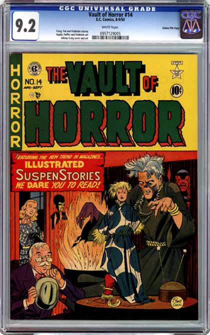 CGC Graded Comics - Vault of Horror #14 (CGC) - The Vault Of Horror - Eccomics - Cap - Suspenstories - Illustrated