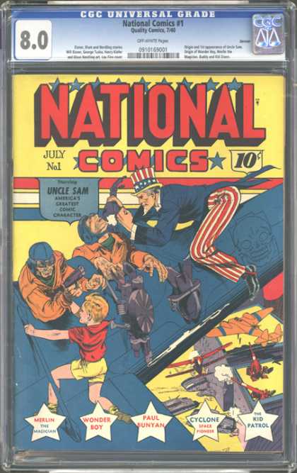 CGC Graded Comics - National Comics #1 (CGC)