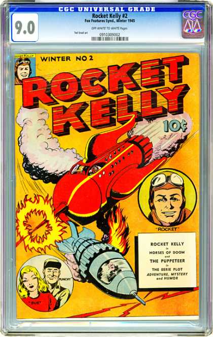 CGC Graded Comics - Rocket Kelly #2 (CGC) - Rocket - Kelly - Smoke - Flying - Cgc