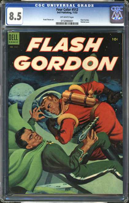 CGC Graded Comics - Four Color #512 (CGC) - Dell - Flash Gordon - 85 - Gun - Fight