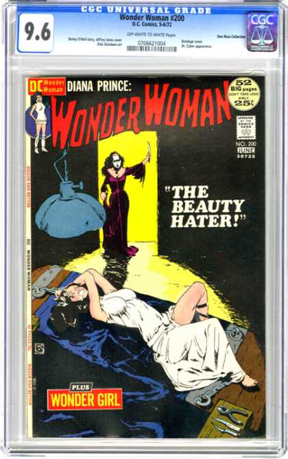CGC Graded Comics - Wonder Woman #200 (CGC) - Wonder Woman - Diana Prince - The Beauty Hater - Wonder Girl - White Mask