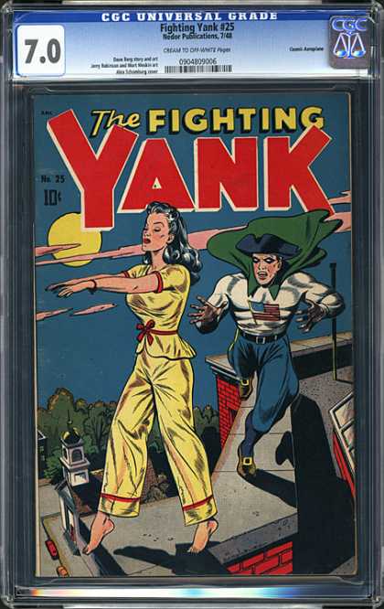 CGC Graded Comics - Fighting Yank #25 (CGC)