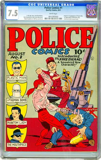CGC Graded Comics - Police Comics #1 (CGC)