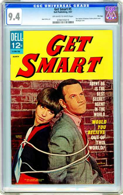 CGC Graded Comics - Get Smart #5 (CGC) - Cgc - Cgc Comics - Get Smart - Tighted Up - Man And Woman