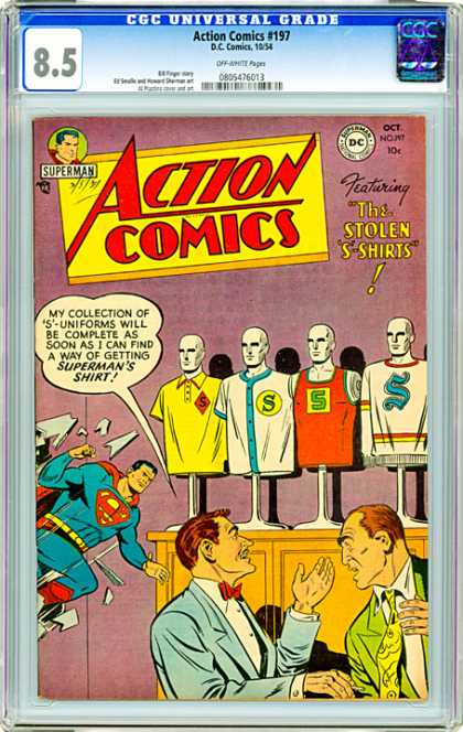 CGC Graded Comics - Action Comics #197 (CGC)