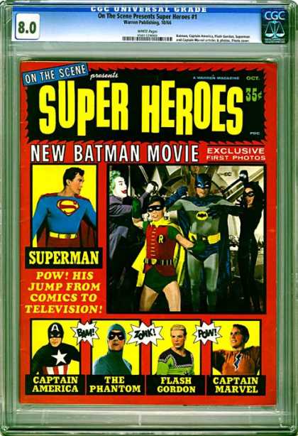 CGC Graded Comics - On The Scene Presents Super Heroes #1 (CGC)