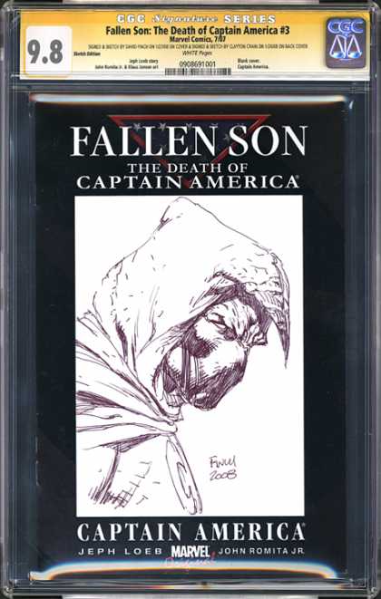 CGC Graded Comics - Fallen Son: The Death of Captain America #3 (CGC) - Marvel - Fallen Son - The Death Of Captain America - Jeph Loeb - John Romita Jr