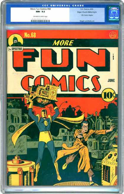 CGC Graded Comics - More Fun Comics #68 (CGC)