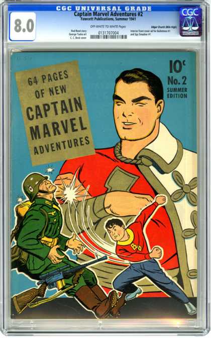 CGC Graded Comics - Captain Marvel Adventures #2 (CGC)