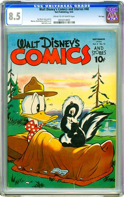 CGC Graded Comics - Walt Disney's Comics and Stories #48 (CGC)