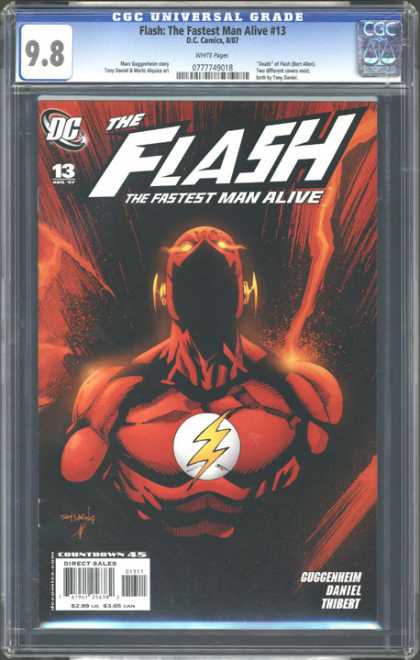 CGC Graded Comics - Flash: The Fastest Man Alive #13 (CGC) - Lightening Bolt Patch - Thibert - Lights On Head - Red Appearance - The Fastest Man Alive
