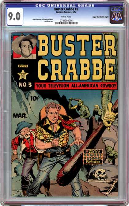 CGC Graded Comics - Buster Crabbe #3 (CGC)