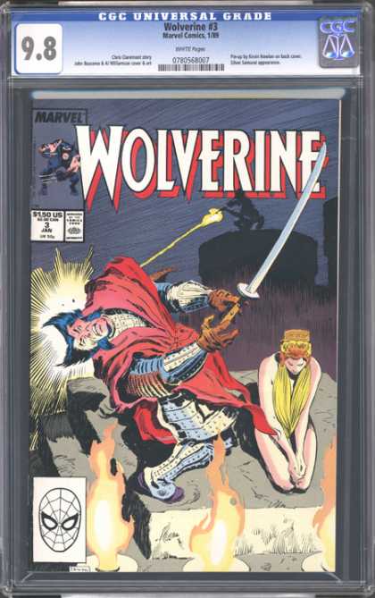CGC Graded Comics - Wolverine #3 (CGC) - Marvel - Wolverine - Sword - Woman - Fire