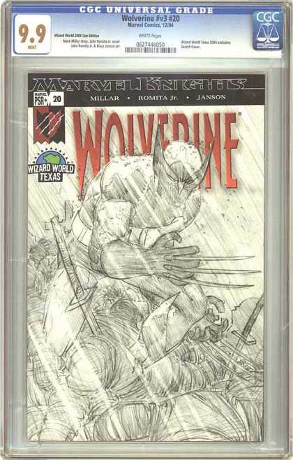 CGC Graded Comics - Wolverine #v3 #20 (CGC) - Marvel Comics - Wolverine - Wizard World Texas - Millar - Janson