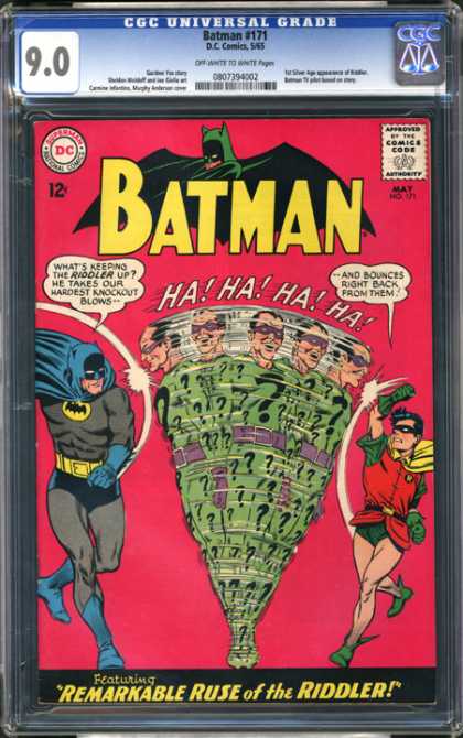 CGC Graded Comics - Batman #171 (CGC) - Robin - The Riddler - Remarkable Ruse - Dc - Ha Ha
