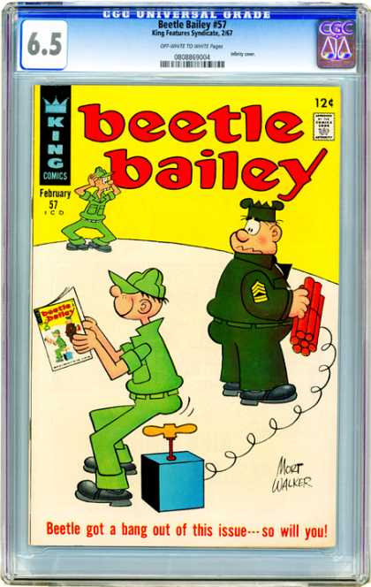 CGC Graded Comics - Beetle Bailey #57 (CGC)