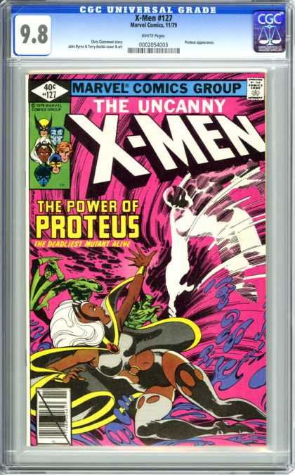 CGC Graded Comics - X-Men #127 (CGC) - The Uncanny X-men - The Power Of Proteus - Storm - X-men 127 - 1179