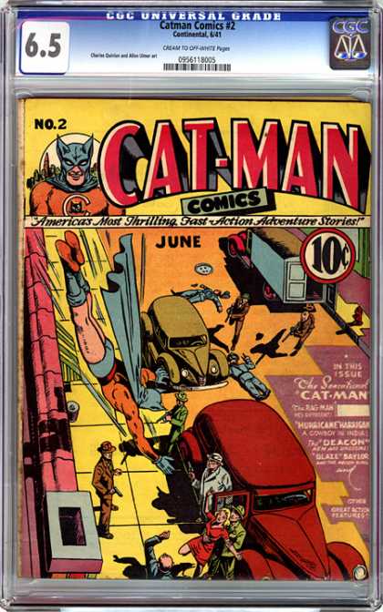 CGC Graded Comics - Catman Comics #2 (CGC)