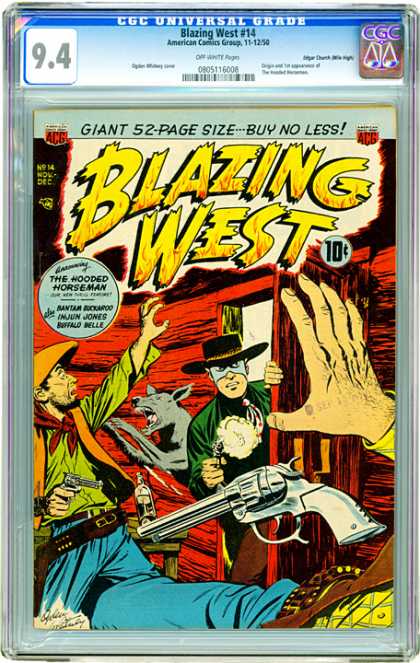 CGC Graded Comics - Blazing West #14 (CGC)