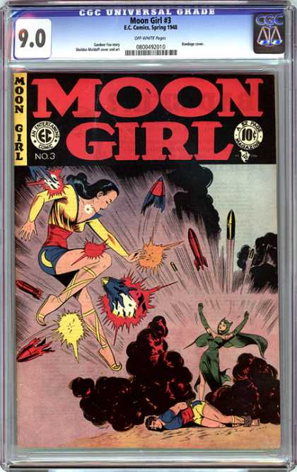 CGC Graded Comics - Moon Girl #3 (CGC) - Moon Girl - Superhero - Rockets - An Entertaining - Magazine