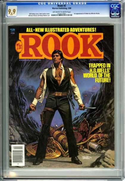 CGC Graded Comics - Rook #2 (CGC) - All-new Illustrated Adventures - The Rook - Trapped In Hgwells - Guns - Man