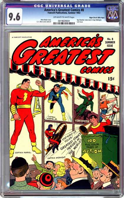CGC Graded Comics - America's Greatest Comics #8 (CGC)