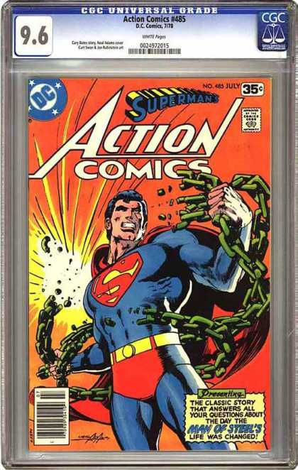 CGC Graded Comics - Action Comics #485 (CGC)